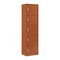 Hodedah Indoor Modern Home Decorative Furniture 5-Shelf, 5-Door Bookcase